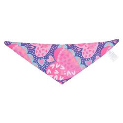 TOTTO - Bandana Perro, Talla S, Doble Cara con Estampado Diferente, Accesorios para Perros, Fabricado 100% Poliéster, Resistente y Duradero, Fácil de Limpiar, Estampado Geommax Verde y Multicolor