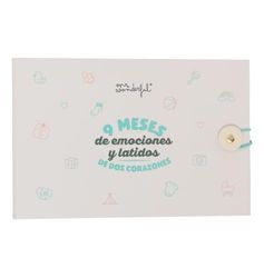 Mr. Wonderful - Álbum de fotos - 9 meses de emociones y latidos de dos corazones - Incluye 64 Páginas y 8 hojas de Pegatinas