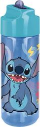 Bouteille d'eau Ecozen originale Disney Stitch 540 ml pour enfants avec bouchon dévissable et bec anti-éclaboussures pliable