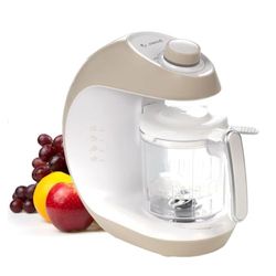 Jané Chefkiss, Robot Cocina Bebé, Multifunción 7 en 1, Procesador Alimentos, Cocina al Vapor, Descongela, Recalienta, Esteriliza, Bate, Mezcla, Limpieza Automática