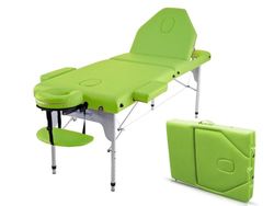 QUIRUMED ELITE aluminium klapbed 186 x 66 cm groen