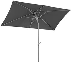 Schneider Parasol Porto - Anthracite - 300 x 200 cm - Rectangulaire - 643-15 - Armature en acier - Toile en polyester - 6,7 kg