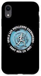 Fencers born in 1942 Birthday Vintage French-Fencers Fencing Case for iPhone XR