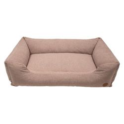 JACK AND VANILLA, Sofá para Mascotas Timeless Hampton, Diseño Elegante, Relleno de Espuma de Alta Densidad, Funda extraíble, fácil de Limpiar, tamaño 117 x 82 x 28 cm, Color Rosa