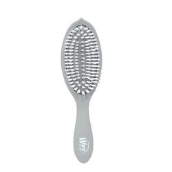 WetBrush Go Green Treatment and Shine Detangler Hairbrush, Ultra Soft Intelliflex Bristles to Gently Seperate Knots, Ease, Wet Brush Detangler Is Gentle on Hair, Plant Based, with Charcoal, Grey