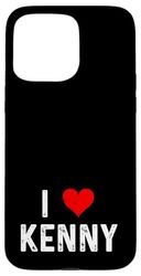 I Love Kenny - Heart - Distressed Case for iPhone 15 Pro Max