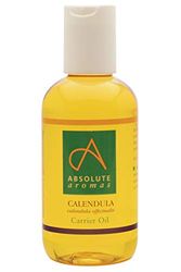 Absolute Aromas Calendula Infused Oil 50ml - Pure, Natural, Infused Calendula in Sesame Oil – Natural Moisturiser and Massage Oil for Skin, Hair and Nails