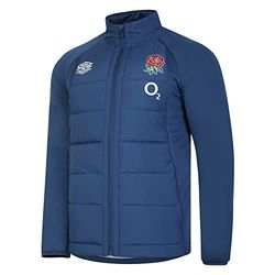 Umbro Giacca Termica Inghilterra (O2), Ensign Blue/Bachelor Button, L Uomo