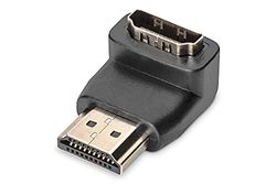 Adaptador de gráficos ASSMANN HDMI, HDMI tipo A a HDMI tipo A (90 °), 4K Ultra HD 60Hz, 3840 x 2160 píxeles, negro