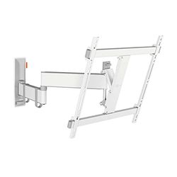 Vogel's TVM 3445 draaibare TV beugel voor 32-65 inch televisies, Max. 25 kg, Draaibaar tot 180°, Full-motion TV steun met een maximale VESA 400x400, Geschikt voor alle TV merken, Wit