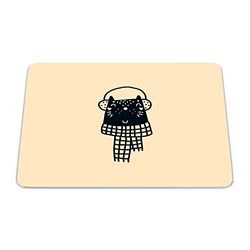 Bonamaison, Tapis de Souris Rectangle Imprimé Numériquement, Fond Antidérapant, pour Bureau et Maison, Taille: 22x18cm