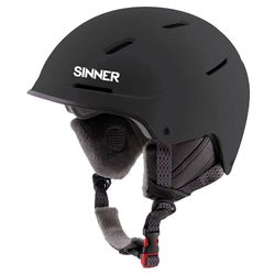 Sinner Whistler-Matte Black-S (50-54) Casque Mixte, Multicolore, S