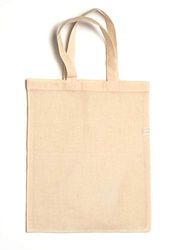 Sac de transport en coton naturel 28 x 23 cm