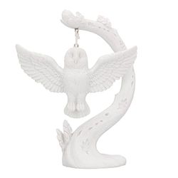 Nemesis Now Flight Owl Figurine, White, 13.5cm