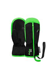 Reusch Ben Mitten, Guanti Unisex-Adulto, 7716 Nero/Verde Neon, XL