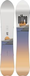 Nitro Snowboards Donna Drop Board '25 All-Mountain Freeride Girls Powder Carving Board Cam-Out Camber