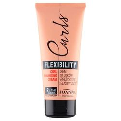 Joanna Professional Curls Curling Cream Provides Resistance and Elasticity Facilitates Styling Curly Hair Highlights Curls Fixes Shape of The Curls Long-Lasting 200 g