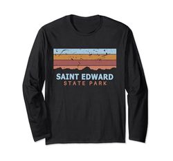 Parque Estatal Saint Edward Washington Retro Cool Manga Larga