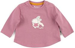 Sigikid Unisex långärmad tröja för baby, Lila/kanin-1, 68 cm