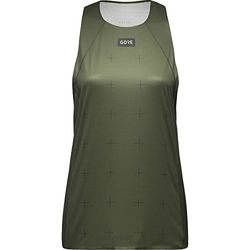 GORE WEAR Camiseta de tirantes Contest Daily para mujer, 38, Verde oscuro