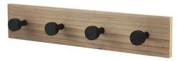 FORNOR 75347 PERCHERO DE PARED DE MADERA 40 x 8 cm