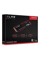 PNY XLR8 CS3030 M.2 NVMe 250GB SSD Interne - Vitesse de Lecture jusqu'à 3500 Mo/s, Vitesse d'écriture jusqu'à 1050Mo/s