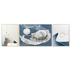 CUADRO SET 3 ALUMINIO MDF 240X3X80 MODERNO