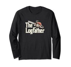 The Logfather - Motosierra divertida de leñador Manga Larga