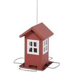 Zolux Mangeoire pour Oiseaux Maison 4 fenêtres Terracotta