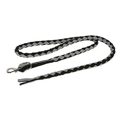 Kerbl 3222147 Lot de 30 cordes de guidage américaines Noir/gris 250 cm