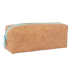 APLI 18955 - Multifunctionele Kraft Texture Case - TURQUOISE - Etui - Schoolkoffer