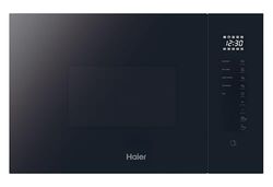 Haier Serie 2&4 H38FMWID4ID27N​ Microonde integrabile con grill, 20 L, Potenza 1450 W, Potenza Grill 1000 W, 8 livelli di potenza, 6 funzioni, interfaccia touch, 8 Automenus, Blocco sicurezza, Nero