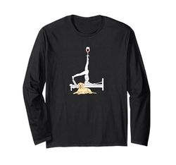 Pilates vino Reformer Pilates con Labrador Retriever giallo Maglia a Manica
