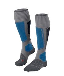 FALKE SK1 Comfort M Kh lana filo funzionale caldi spessi 1 paio, Calzini da sci Uomo, Grigio Light Grey 3400, 42-43