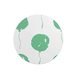 Questo Casa, Round Digital Printed Mouse Pad, Non-Slip Base, for Office and Home, Diameter:22cm