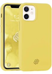 Mobello Velvet Silikon Żółty Citrus iPhone 12