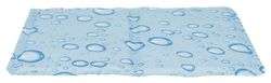 TRIXIE cooling mat for dogs and cats, 28777, 50 x 40 cm, light blue, cools for several hours, through body contact