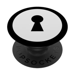 Cuadro de diálogo Agujero Icono Línea Arte Bolsillo Parche Insignia Minimalista PopSockets PopGrip Adhesivo