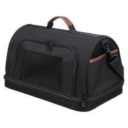 TRIXIE Borsa Airline Gate, Borsa da viaggio aereo per cani, 28 × 25 × 45 cm, nero - 28906