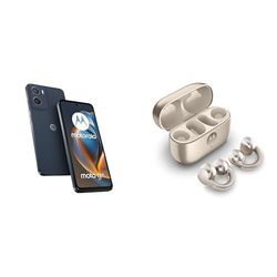 Motorola G05 Denim Blue 4+64 and Moto buds loop w/crystals by Swarovski