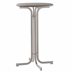 Sieger 237/G Table de Brasserie Haut Acier/Fer Gris 70 x 70 x 112 cm