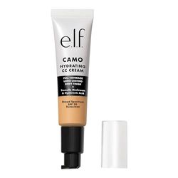 e.l.f. Hydrating Camo CC Cream, Colour Correcting Full Coverage Foundation For A Dewy Finish With SPF 30, Vegan & Cruelty-Free, Medium 330W