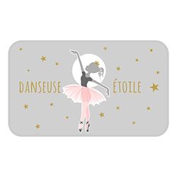 Douceur d'Intérieur, Tapis Rectangle (45 x 75 cm) Danseuse Etoile, Velours Imprimé