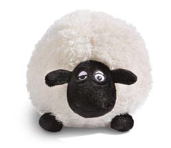 Gosedjur Shaun the Sheep Shirley 17cm vit - Mjuk leksak gjord av mjuk plysch; Gullig mjuk leksak att gosa och leka med, för barn och vuxna: utmärkt present