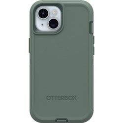 OtterBox iPhone 15, iPhone 14 en iPhone 13 Defender Series Case - FOREST RANGER (Groen), schermloos, robuust en duurzaam, met poortbescherming, inclusief holster clip kickstand