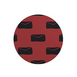 Questo Casa, Round Digital Printed Mouse Pad, Non-Slip Base, for Office and Home, Diameter:22cm