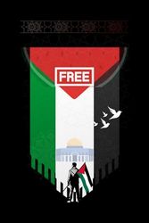 FREE,Palestine Country Notebook: FREE PALESTINE NOTEBOOK: Humanitarian/Journal/Holiday Notebook | Free Palestine, /for Adults for men and women/Black Notebook