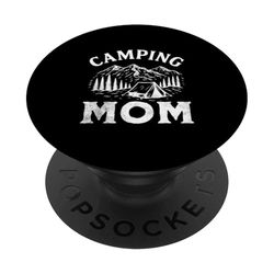 Camping Mom Mountain Cool Outdoor Camper Familia Coincidencia PopSockets PopGrip Adhesivo