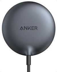 Anker MagGo draadloze magnetische oplader (rond), Qi2-gecertificeerd, 15 W draadloze MagSafe-oplader voor iPhone-series 12, 13, 14, 15, 15 Plus, 15 Pro en 15 Pro Max (oplader niet meegeleverd)