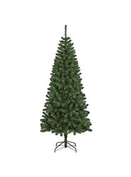 Dmora Albero di Natale 210 cm Edimburgo, Pino Artificiale, Albero Effetto Reale, Alberello Natalizio Extra folto, 94x94 h210 cm, Verde